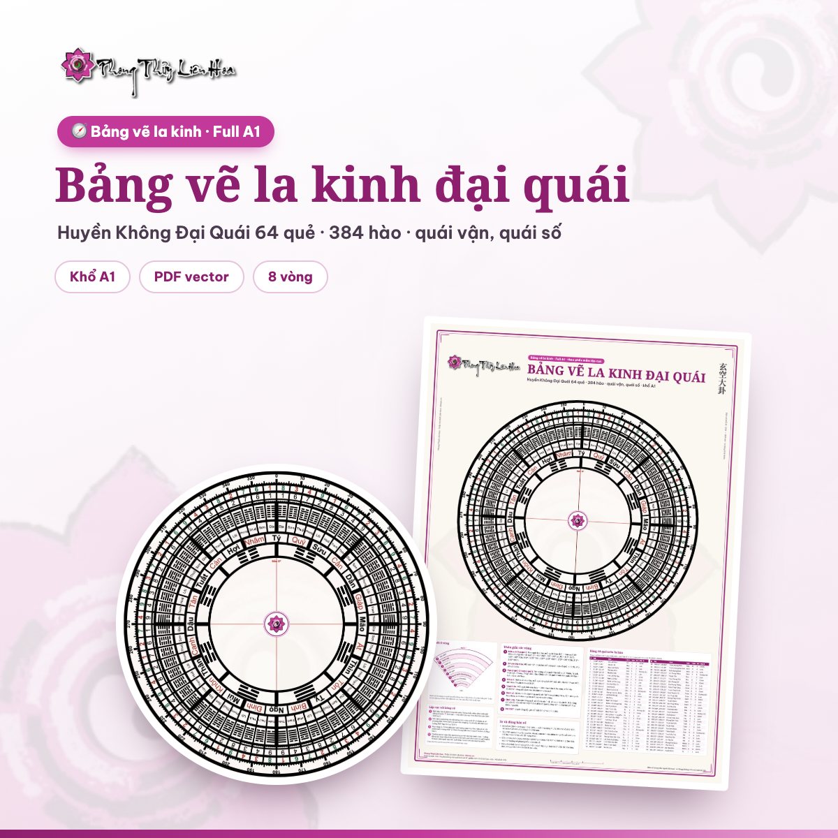 Bảng vẽ la kinh đại quái Full A1