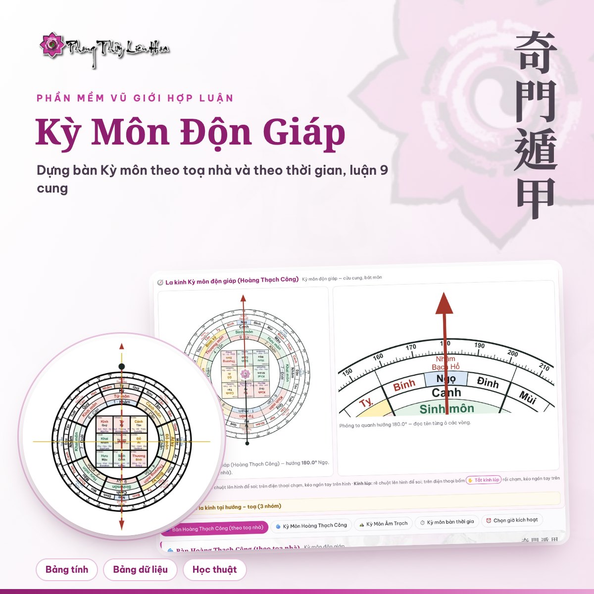 Phần mềm Kỳ Môn Độn Giáp – Vũ Giới Hợp Luận