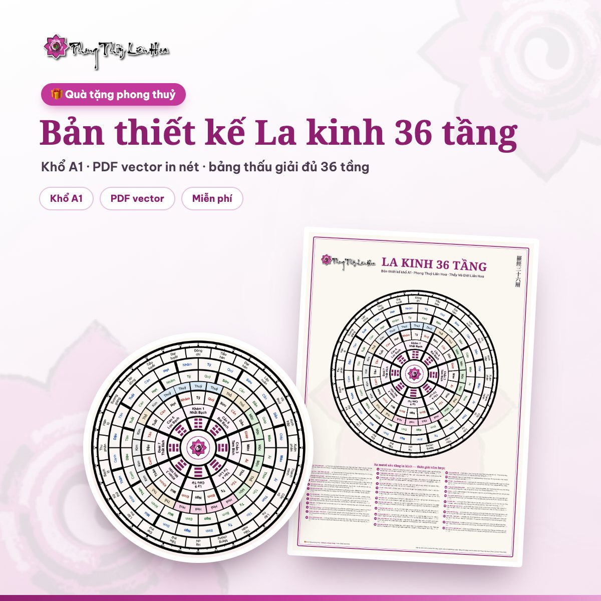 Bản thiết kế la kinh 36 tầng full A1